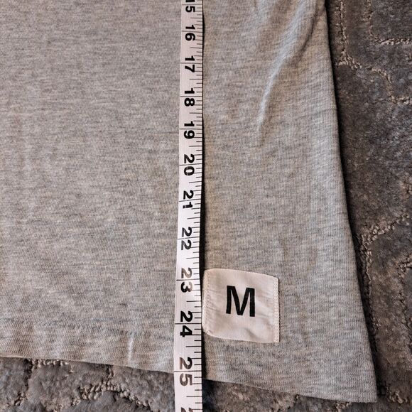 Vintage Gray NIKE Spell Out Striped Arm Logos T Shirt 70s 80s Sportswear Tag M - Picture 8 of 12